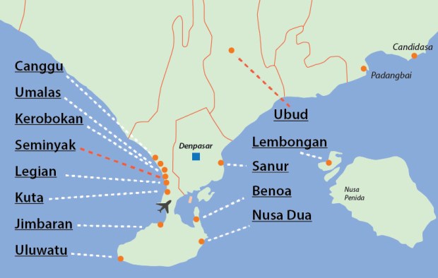 bali-map-tourist-areas-south